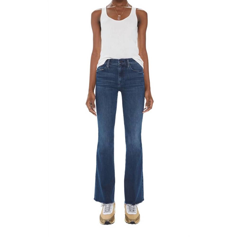 NEW MOTHER weekender fray jean in mint condition